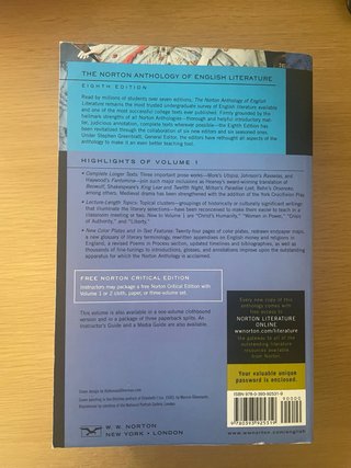 The Norton Anthology of English Literature, 8th...
