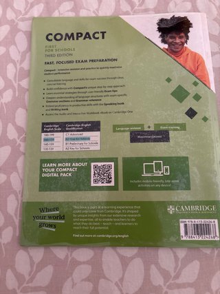 Compact First for Schools Workbook without Answ...