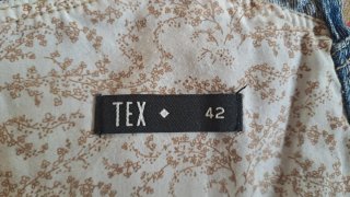 Vestido peto vaquero desgastado
