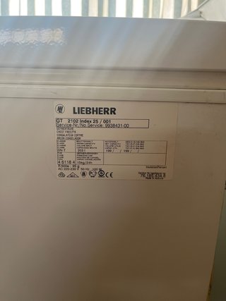 Congelador horizontal Liebherr como nuevo