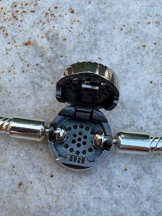 Pulsera Plata Ojo Turco Azul
