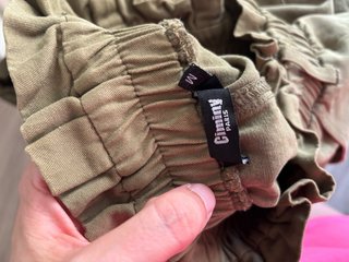 Falda cargo verde militar