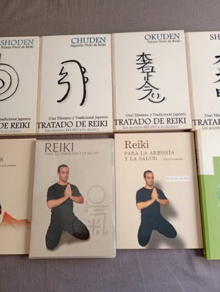 Lote Libros y DVDs Reiki