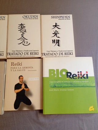 Lote Libros y DVDs Reiki