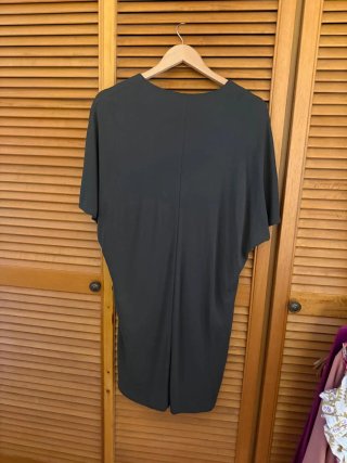 Vestido Mango verde oscuro talla única