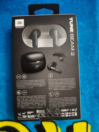 JBL Tune Beam 2 Auriculares Inalámbricos Negros