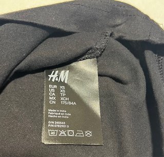 Camiseta NASA Talla S Negra
