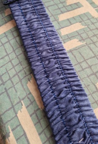 Cintura donna blu con fibbia dorata