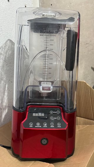 Licuadora Profesional Batidos y Smoothies Roja