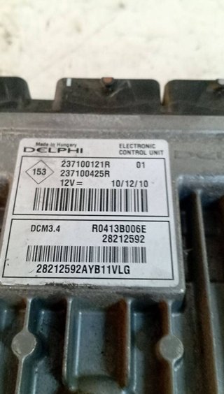 140539 centralita motor 237100121r renault megane