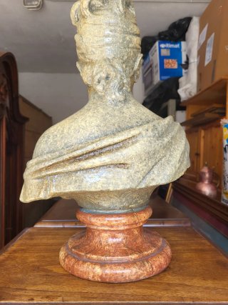Busto decorativo stile classico greco romano
