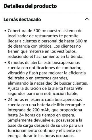 Sistema localizador camareros restaurantes bares