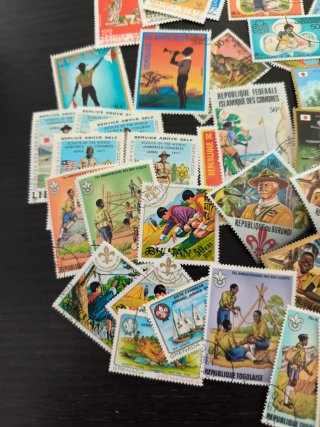 Lote Sellos Mundo Scout