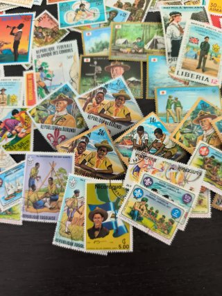 Lote Sellos Mundo Scout