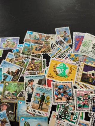 Lote Sellos Mundo Scout