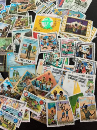 Lote Sellos Mundo Scout
