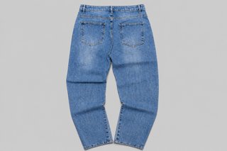 Pantalón Vaquero Baggy Y2K Azul Talla L