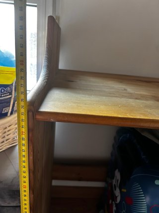 Escritorio de madera rústico