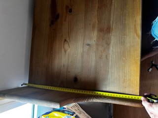 Escritorio de madera rústico