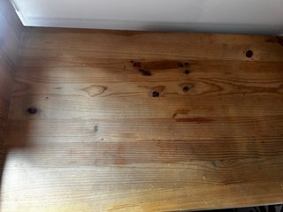 Escritorio de madera rústico