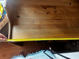 Escritorio de madera rústico