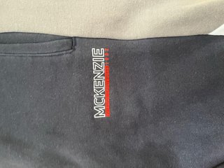 Pantalones McKenzie Negro Gris Blanco