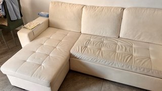 Sofá rinconera chaise longue convertible en cama