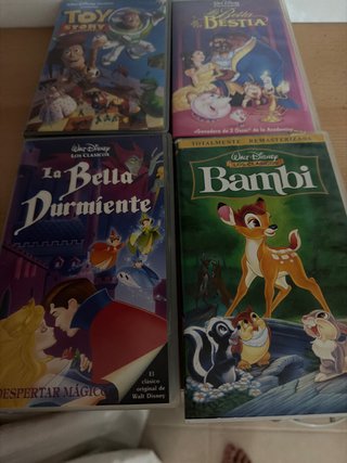 Lote Películas VHS Disney , Heidi, Mr Bean