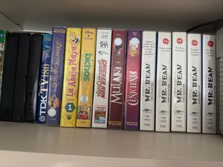 Lote Películas VHS Disney , Heidi, Mr Bean