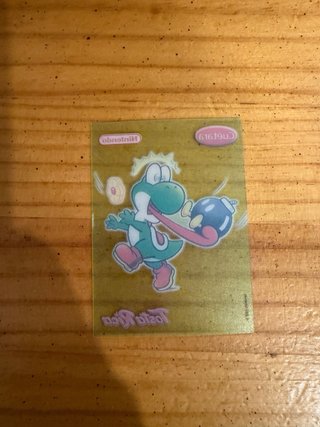 Carta Cuetara Nintendo Yoshi Tosta Rica