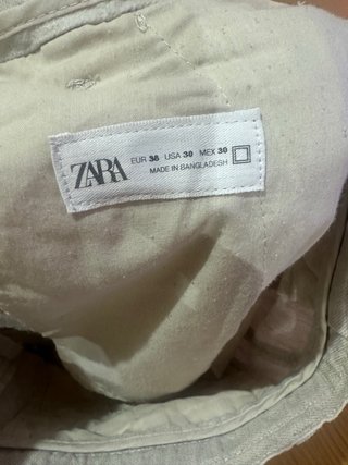 Pantalón de lino de zara