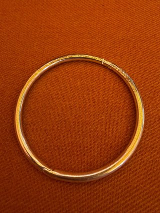 Pulsera rígida plata ley 925 articulada