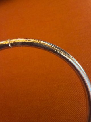 Pulsera rígida plata ley 925 articulada