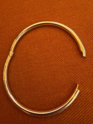 Pulsera rígida plata ley 925 articulada