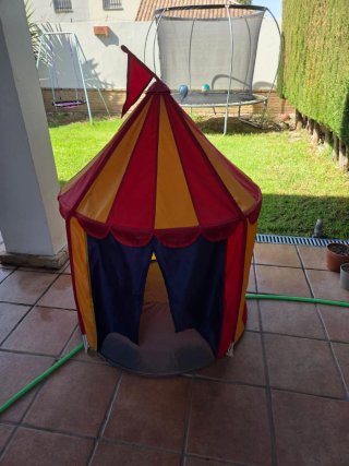 Casita de juegos infantil tipo circo
