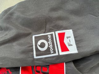 Giubbotto Ferrari Vintage Uomo Nero Rosso