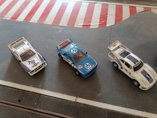 Circuito Scalextric y Coches