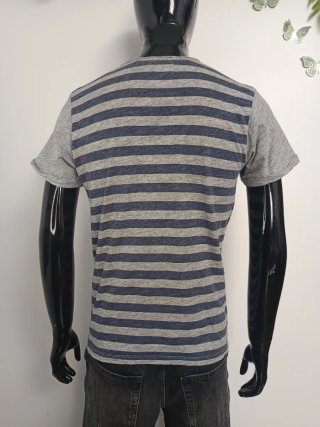 Camiseta Pepe Jeans Rayas Azul/Gris Talla L