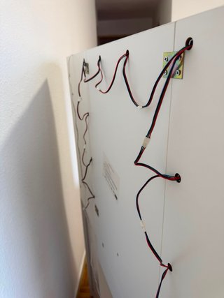 Tocador Blanco con Luces y Detalles Dorados