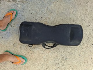 Hoverboard Rojo con Funda Azul