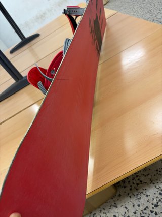 Tabla Snowboard con Fijaciones