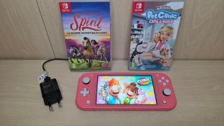 Nintendo Switch Lite Rosa + giochi inclusi
