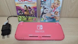 Nintendo Switch Lite Rosa + giochi inclusi