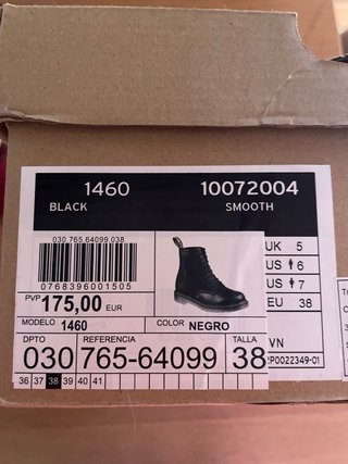 Botas Dr. Martens Negras