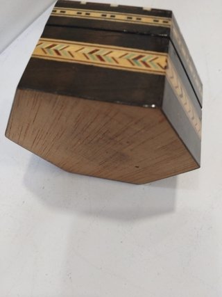 Joyero Vintage Hexagonal Madera