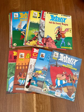 Lote libros Asterix en ingles