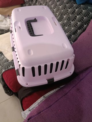 Transportín para mascotas rosa