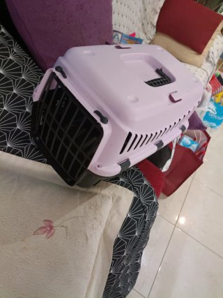 Transportín para mascotas rosa