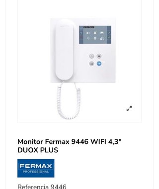Monitor Fermax 9446 WIFI 4,3 DUOX PLUS