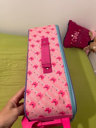 Maleta de Viaje Infantil Minnie Mouse Rosa